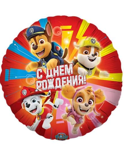 Круг Щенячий Патруль Дружная команда